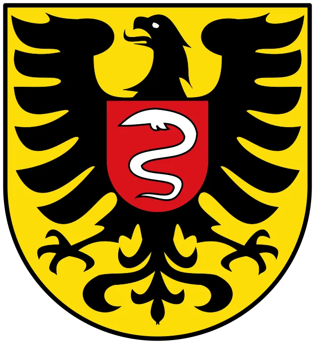Wappen der Stadt Aalen, Ostalbkreis – symbolisiert die kulturelle Identität und das Erbe der Region.