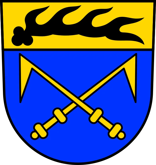 Wappen von Heubach – Das historische Wappen von Heubach, welches die lange Geschichte und Tradition der Gemeinde im Ostalbkreis symbolisiert.
