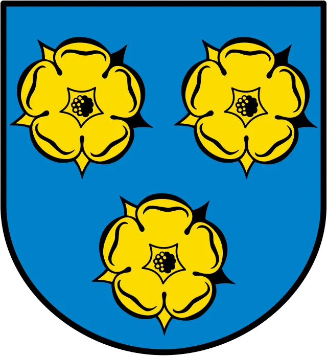 Wappen der Stadt Oberkochen, Ostalbkreis – Symbol der historischen Identität und des kulturellen Erbes der Gemeinde.